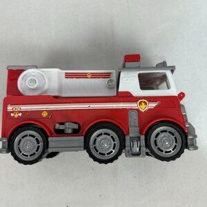 Fire Truck Toy Vehicle Red & White Kids Play Rescue Car Durable Desig
